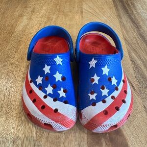 American Flag Clog Crocs